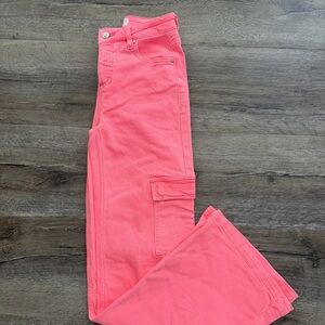 Risen Coral Pink Cargo Pants